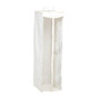 Honey-Can-Do Long Hanging Storage Closet, 54 inch;H x 20 inch;W x 19 inch;D, Clear/White