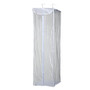Honey-Can-Do Short Hanging Storage Closet, 42 inch;H x 20 inch;W x 12 inch;D, Clear/White