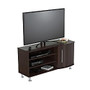 Inval Flat Screen TV Stand For 50 inch; TVs, 24 inch;H x 47 inch;W x 17 inch;D, Espresso Wengue