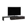 Monarch Specialties MDF Expandable TV Stand For 60 inch; - 95 inch; Flat-Panel TVs, 12 inch;H x 98 inch;W x 16 inch;D, Cappuccino