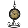 FirsTime Charmed Tabletop Clock, 12 1/4 inch;H x 6 1/4 inch;W x 5 1/2 inch;D, Oil-Rubbed Bronze