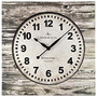 FirsTime; Weathered Square Wall Clock, 15 1/2 inch;H x 15 1/2 inch;W x 1 1/2 inch;D, Tan