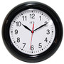 Infinity Instruments ITC Focus Wall Clock, 10 inch;, Black