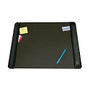 Artistic Executive Desk Pad with Leather-like Panel - Rectangle - 24 inch; Width x 19 inch; Depth - Foam - Vinyl - Black