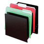 Buddy Classic Slant Desktop File Organizer - 8 Pocket(s) - 11 inch; Height x 9.9 inch; Width x 7.9 inch; Depth - Desktop - Black - Steel - 1Each