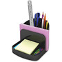 Deflect-o Desk Caddy Organizer - 5 inch; Height x 5.4 inch; Width x 6.8 inch; Depth - Desktop, Shelf - Recycled - Black - Plastic - 1Each