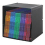 Deflect-O; Stackable Cube, 6 inch;H x 6 inch;W x 6 inch;D, Black