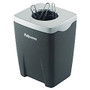 Fellowes; Office Suites Paper Clip Cup, 3 1/4 inch;H x 2 7/16 inch;W x 2 3/16 inch;D, Black/Silver