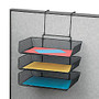 Fellowes; Partitions Additions&trade; Triple Tray, Black