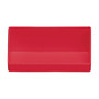 MadeSmart Business Card Holder, 2 inch;H x 4 1/4 inch;W x 1 5/8 inch;D, Red