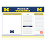 Markings by C.R. Gibson; Desk Notepad, 17 inch; x 22 inch;, Michigan Wolverines