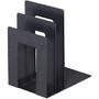 MMF Deluxe Bookend Sorter - 8 inch; Height x 5 inch; Width x 7 inch; Depth - Desktop - Recycled - Granite - Steel - 1Each