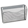 Office Wagon; Brand Mesh Wall Letter File, Silver