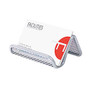 Office Wagon; Brand Metro Mesh Business Card Holder, Pewter