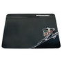 Office Wagon; Brand Overlay Desk Pad, 20 inch; x 31 inch;, Black/Clear