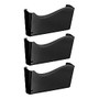 Officemate; OIC; 2200 Series Wall Files, 19 1/2 inch; x 13 3/4 inch; x 3 inch;, Black, Pack Of 3