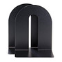 Officemate; OIC; Magnetic Heavy-Duty Bookends, 10 inch; x 8 inch; x 8 inch;, Black, Pack Of 2