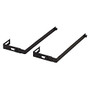 OIC; Adjustable Partition Hangers, Black, Pack Of 2