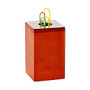 Rolodex; Wood Tones&trade; Paper Clip Holder, Mahogany