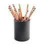 See Jane Work; Faux Leather Pencil Cup, Black