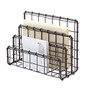 See Jane Work; Wire Letter Sorter, 3 inch;H x 7 inch;W x 5 inch;D, Rustic Bronze
