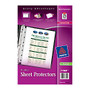 Avery; Diamond Clear Heavyweight Sheet Protectors, 5 1/2 inch; x 8 1/2 inch;, 7-Hole, Pack Of 25