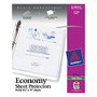 Avery; Economy Weight Sheet Protectors, 8 1/2 inch; x 11 inch;, Top Loading, Pack Of 100