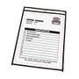 C-Line; Stitched Vinyl Shop Ticket Holders, 11 inch; x 14 inch;, Clear, Box Of 25