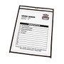 C-Line; Stitched Vinyl Shop Ticket Holders, 6 inch; x 9 inch;, Clear, Box Of 25