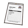 C-Line; Stitched Vinyl Shop Ticket Holders, 9 inch; x 12 inch;, Clear, Box Of 25