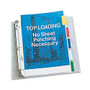 C-Line; Top-Loading Sheet Protectors With Tab Inserts, 8 1/2 inch; x 11 inch;, 8-Tab, Clear
