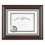 DAX Wall Frame - 14 inch; x 11 inch; Frame Size - Holds 11 inch; x 8.50 inch; Insert - Wall Mountable - Burgundy