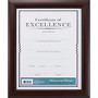 Plastic Document Frame, 8 1/2 inch; x 11 inch;, Cranberry/Black