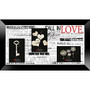 PTM Images Photo Frame, Fall In Love, 22 inch;H x 1 1/4 inch;W x 12 inch;D, Black