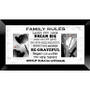 PTM Images Photo Frame, Family Rules, 22 inch;H x 1 1/4 inch;W x 12 inch;D, White