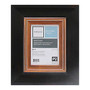 Realspace&trade; Picture Frame, Nalini, 5 inch; x 7 inch;, Black/Bronze