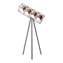 Adesso; Action Floor Lamp, 72 1/2 inch;H, Copper Shade/Black Base