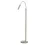 Adesso; Eos LED Floor Lamp, 62 inch;H, Satin Steel