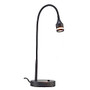 Adesso; Gooseneck Desk Lamp, 15 inch;H, Black