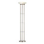 Adesso; Hayley Shelf Floor Lamp, 75 3/4 inch;H, White/Satin