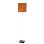 Adesso; Sedona Floor Lamp, 56 inch;H, Natural Cork Shade/Walnut Base