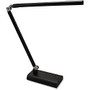 Ledu Folding Strip LED Desk Lamp - 15 inch; Height - 3.60 W LED Bulb - Flexible, Adjustable Arm - 250 Lumens - Desk Mountable - Black