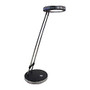 Lumisource Folding LED Desk Lamp, 13 1/2 inch;H, Black And Silver Shade/Black And Silver Base