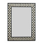 Kenroy Home Wall Mirror, Checker, 38 inch;H x 28 inch;W x 1 inch;D, Silver