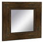 PTM Images Framed Mirror, 20 inch;H x 20 inch;W, Natural Black