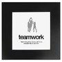 Seco Motivational Print, Teamwork, 20 inch;H x 20 inch;W, Black