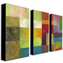 Trademark Global Abstract Color Panels IV Gallery-Wrapped Canvas Print By Michelle Calkins, 32 inch;H x 48 inch;W