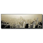 Trademark Global Chicago Skyline Gallery-Wrapped Canvas Print By Preston, 16 inch;H x 47 inch;W