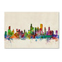 Trademark Global Chicago, Illinois Gallery-Wrapped Canvas Print By Michael Tompsett, 22 inch;H x 32 inch;W