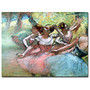 Trademark Global Four Ballerinas On The Stage Gallery-Wrapped Canvas Print By Edgar Degas, 24 inch;H x 32 inch;W